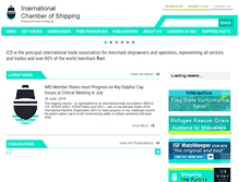 Tablet Screenshot of ics-shipping.org